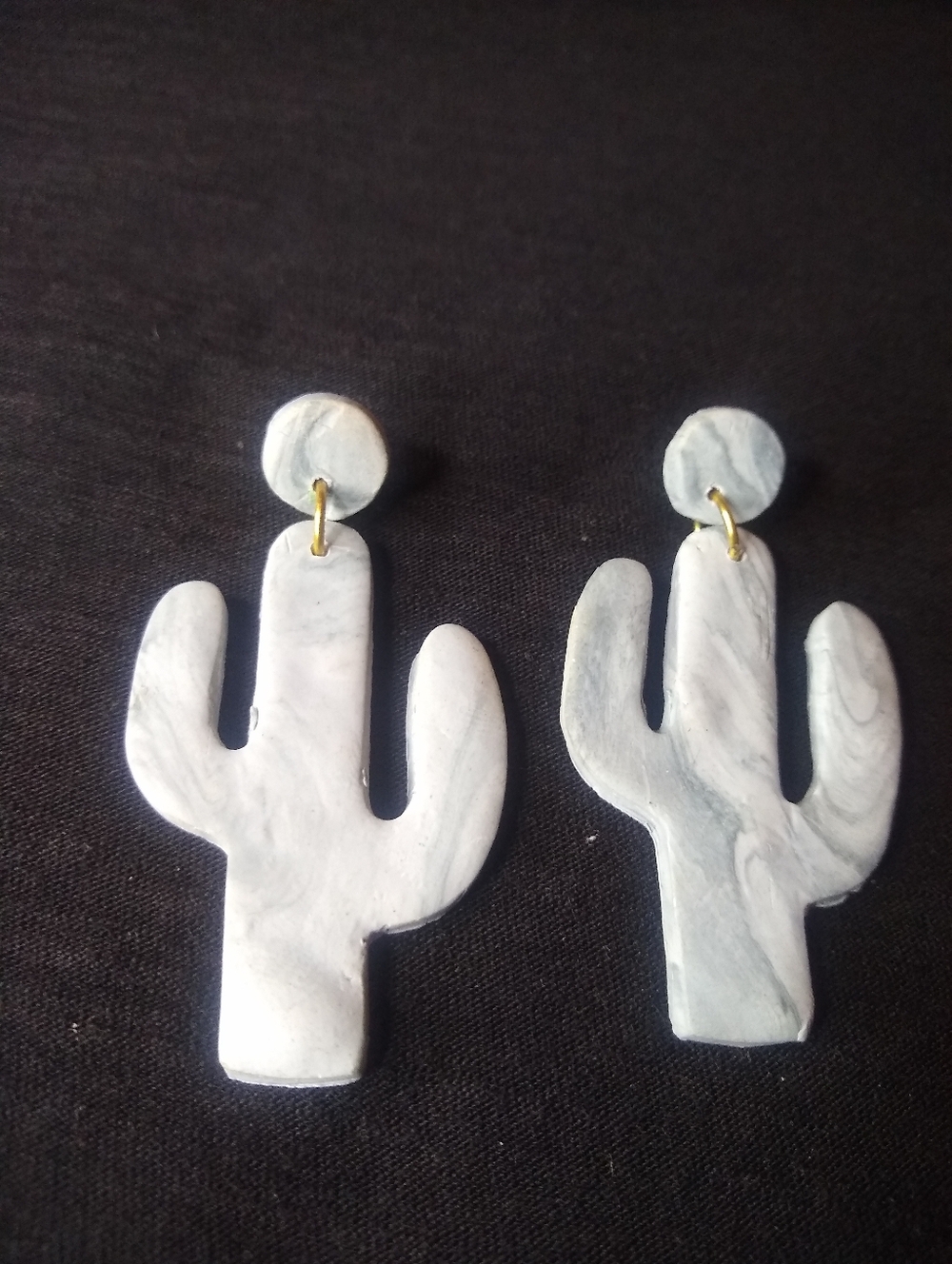 Cactus Earrings Green